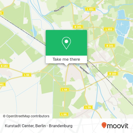 Kurstadt Center map