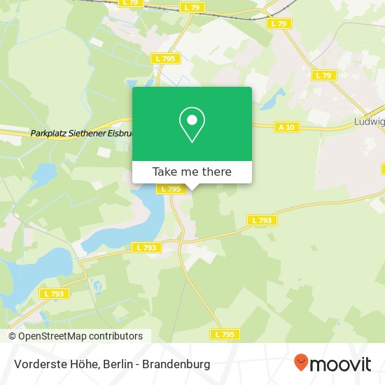 Vorderste Höhe map