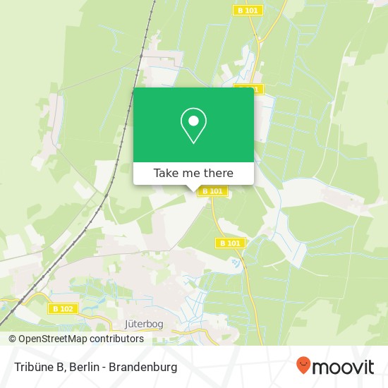 Tribüne B map