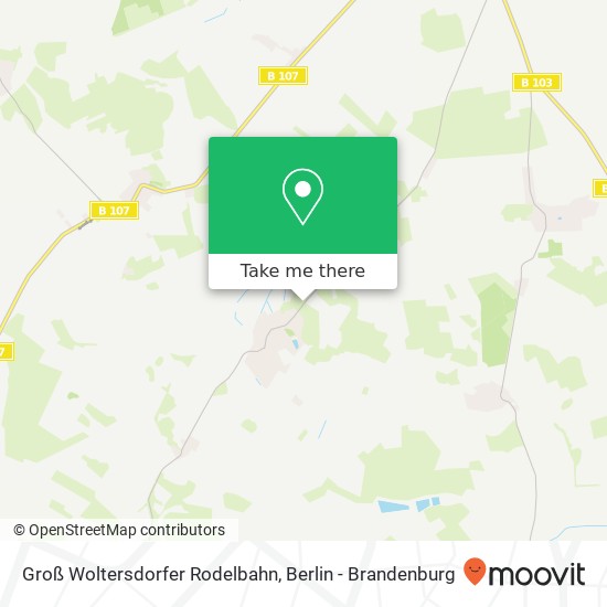 Groß Woltersdorfer Rodelbahn map