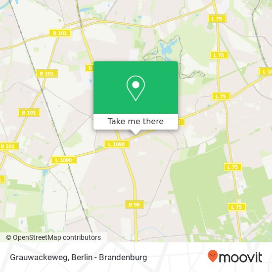 Grauwackeweg map