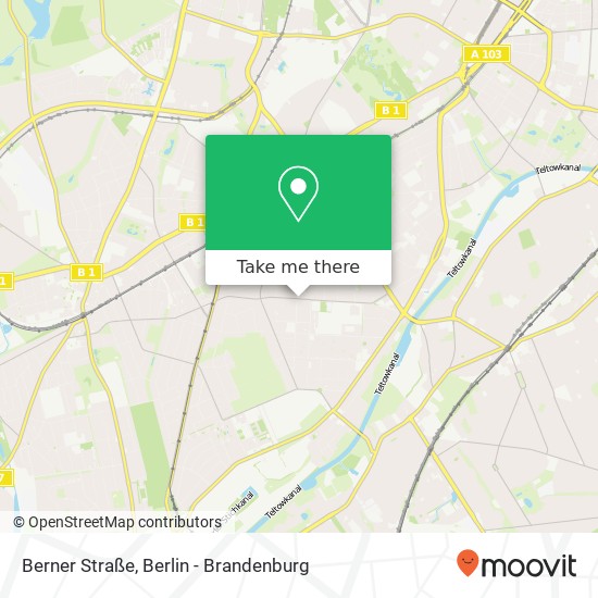 Berner Straße map