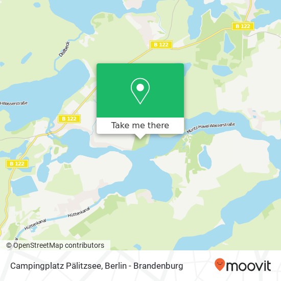 Campingplatz Pälitzsee map