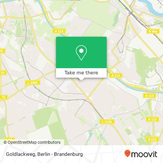 Goldlackweg map