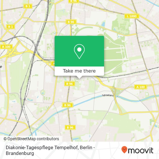 Diakonie-Tagespflege Tempelhof map