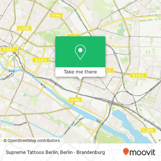 Карта Supreme Tattoos Berlin