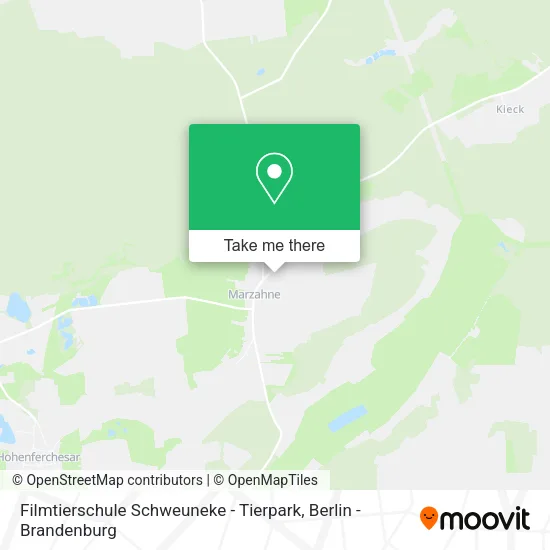 Карта Filmtierschule Schweuneke - Tierpark