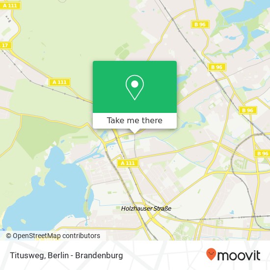 Titusweg map
