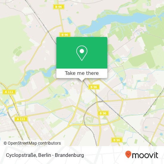 Cyclopstraße map