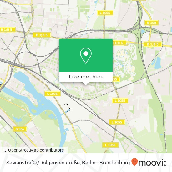 Карта Sewanstraße/Dolgenseestraße