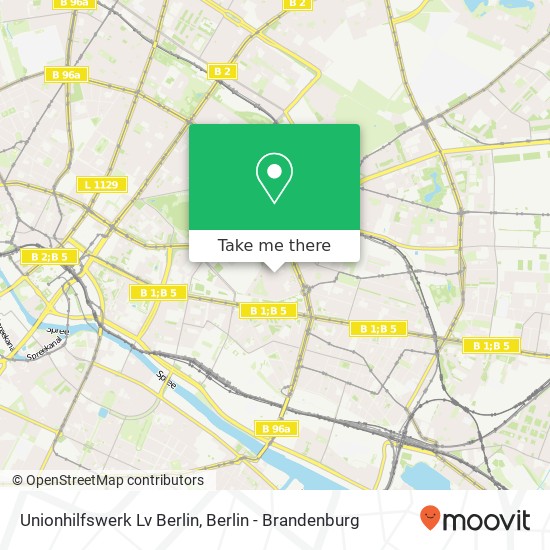 Unionhilfswerk Lv Berlin map