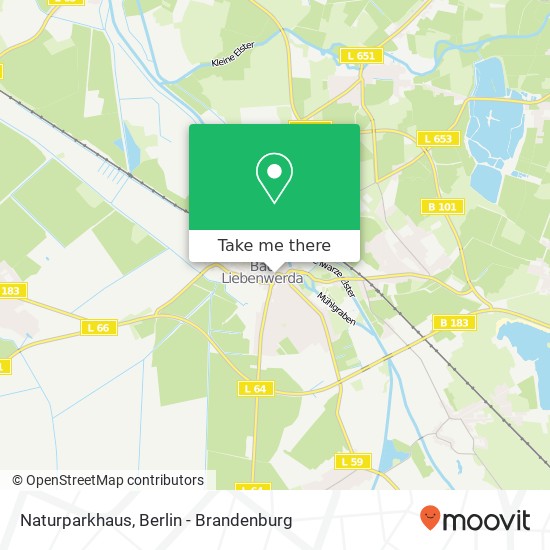 Naturparkhaus map