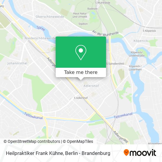 Карта Heilpraktiker Frank Kühne