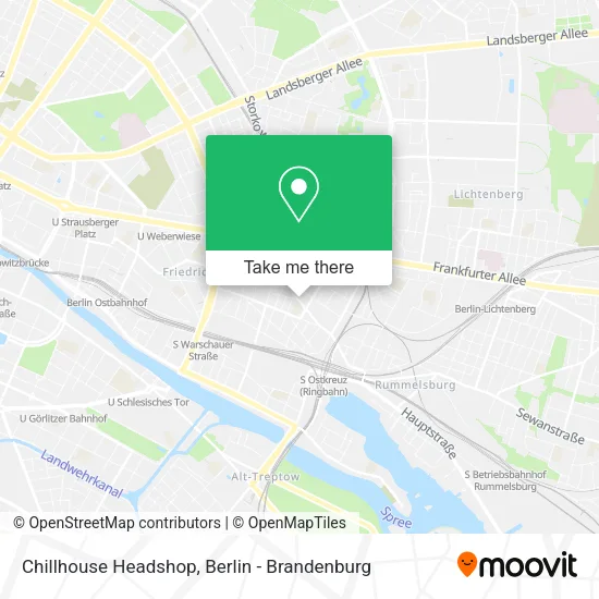 Chillhouse Headshop map