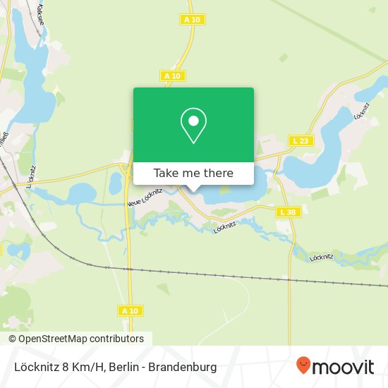 Löcknitz 8 Km/H map