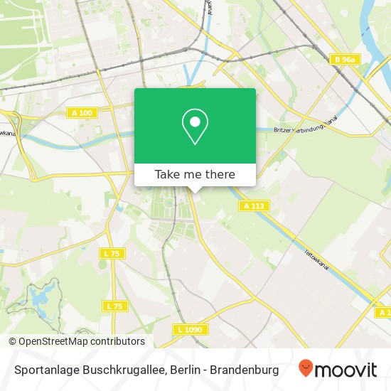 Sportanlage Buschkrugallee map