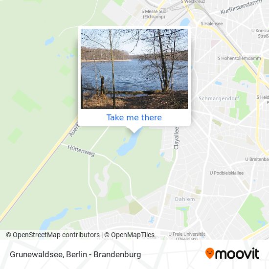 Grunewaldsee map