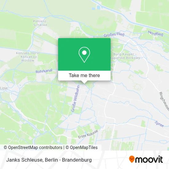 Janks Schleuse map