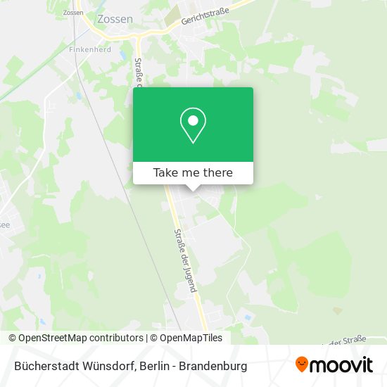 Bücherstadt Wünsdorf map