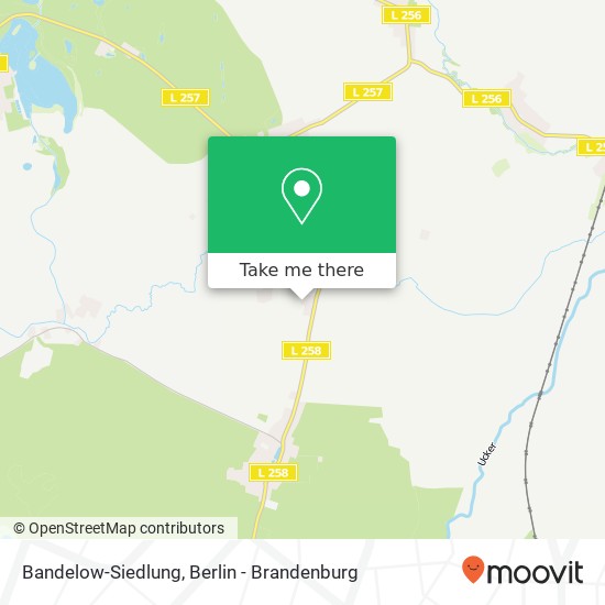 Bandelow-Siedlung map