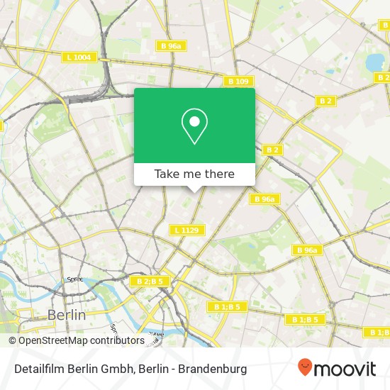 Detailfilm Berlin​ Gmbh map