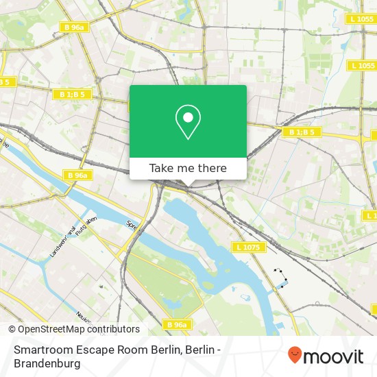 Smartroom Escape Room Berlin map