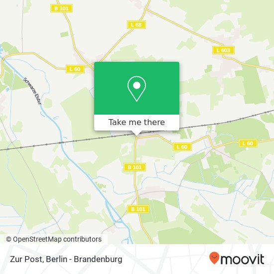 Карта Zur Post