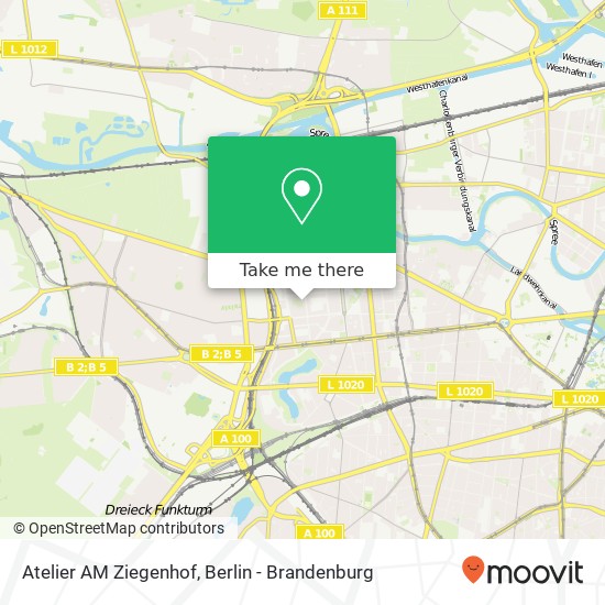Atelier AM Ziegenhof map