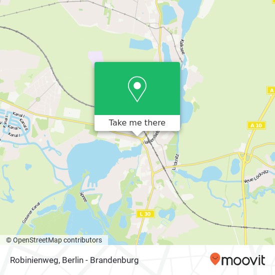 Robinienweg map