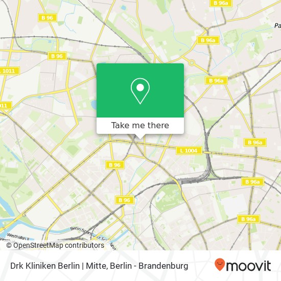 Drk Kliniken Berlin | Mitte map