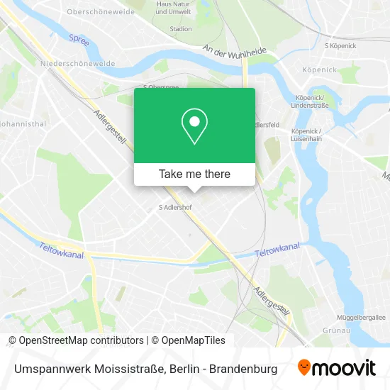 Карта Umspannwerk Moissistraße
