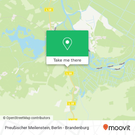 Preußischer Meilenstein map