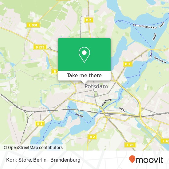 Kork Store map