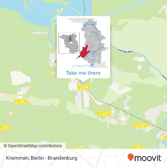 Kremmen map