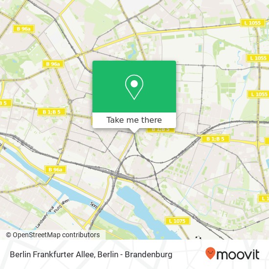 Berlin Frankfurter Allee map