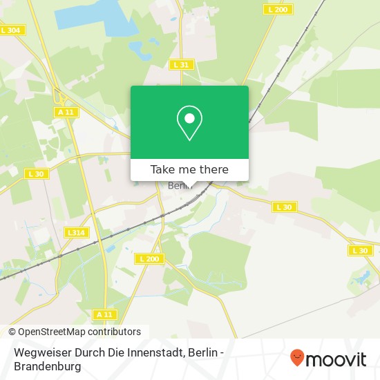 Wegweiser Durch Die Innenstadt map