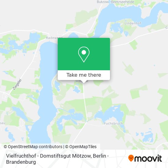 Vielfruchthof - Domstiftsgut Mötzow map