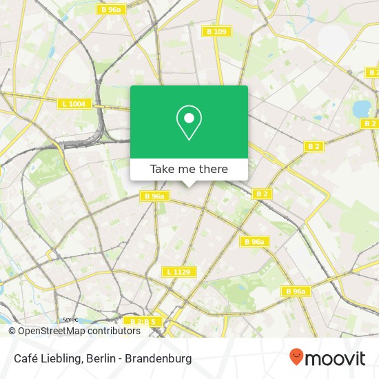 Café Liebling map