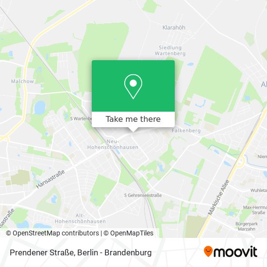 Prendener Straße map