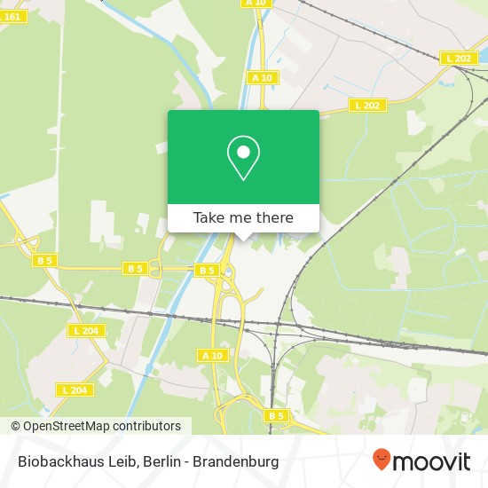Карта Biobackhaus Leib