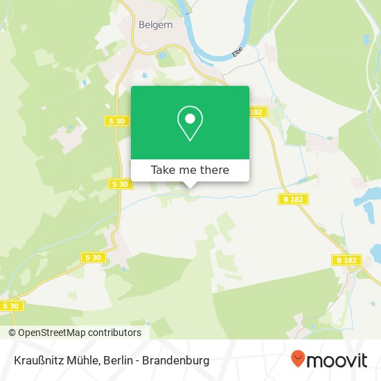 Kraußnitz Mühle map