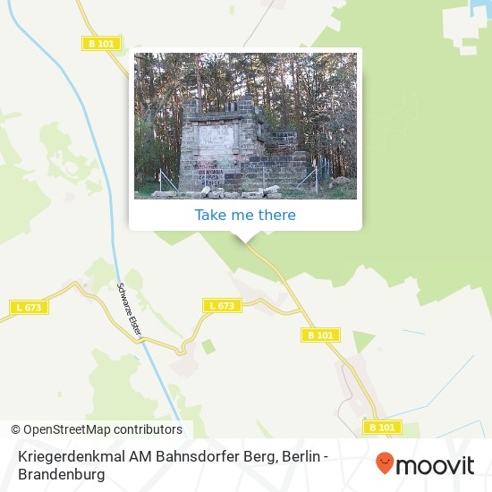 Kriegerdenkmal AM Bahnsdorfer Berg map