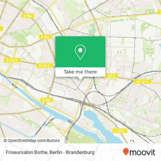 Friseursalon Bothe map