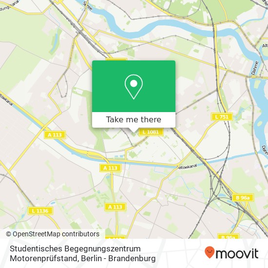 Studentisches Begegnungszentrum Motorenprüfstand map