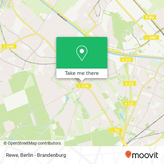 Rewe map