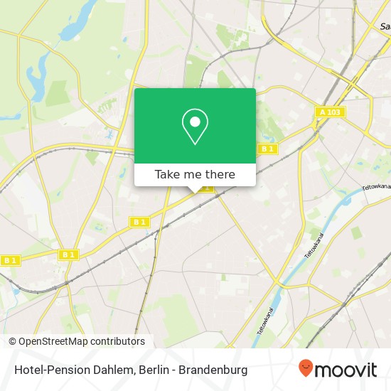 Hotel-Pension Dahlem map