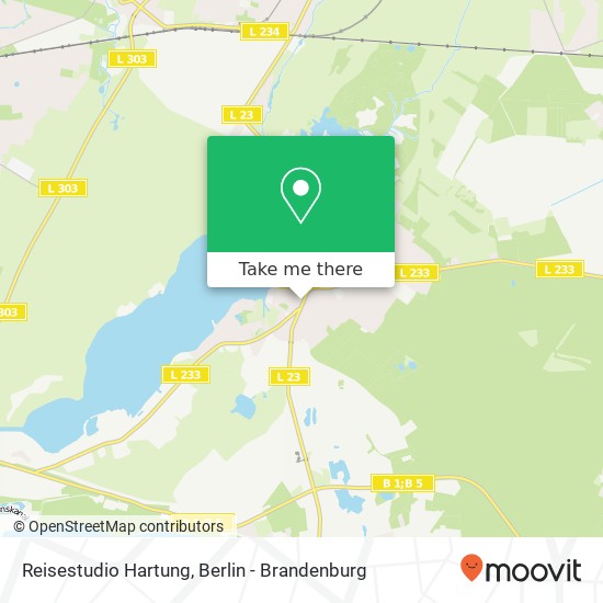 Reisestudio Hartung map