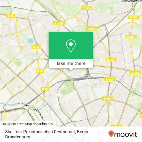 Shalimar Pakistanisches Restaurant map