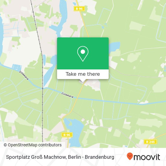 Sportplatz Groß Machnow map