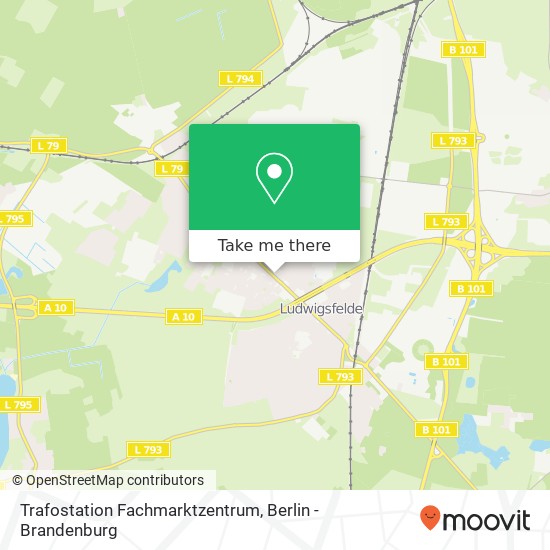 Trafostation Fachmarktzentrum map